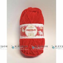 Плюшевая пряжа Premium Yarn «Baby Love / Беби Лав» №318(червоний)