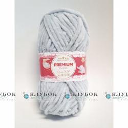 Плюшевая пряжа Premium Yarn «Baby Love / Беби Лав» №325(світло сірий)