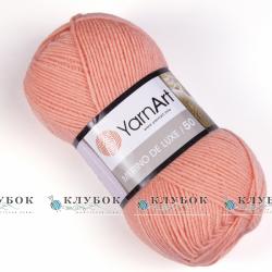 Пряжа полушерсть YarnArt «Merino de Luxe 50 / Мерино де Люкс 50» Турция №565(персик)