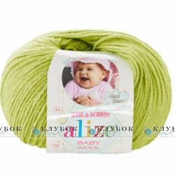 Пряжа Alize "BABY WOOL / Бебі Вул" Туреччина №612(фісташка)