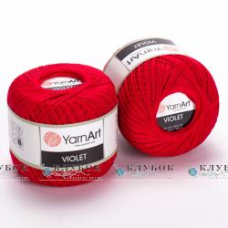 Пряжа YarnArt "Violet / Віолет"  №6328(червоний)