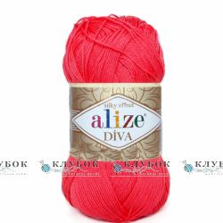 Пряжа Alize «Diva / Дива» №661(гвоздика)