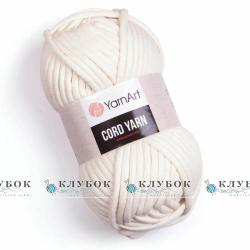Пряжа YarnArt «Cord Yarn / Корд Ярн» Турция №752(молочный)