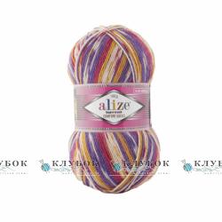 Пряжа для шкарпеток Alize «Superwash /Супервош» №7655