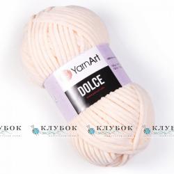Плюшева пряжа YarnArt «Dolce / Дольче» №779(світлий персик)