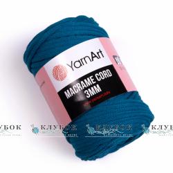 Трикотажная пряжа YarnArt _MACRAME CORD - Макраме Корд 3мм   №789(морская волна)