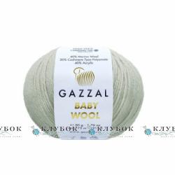 Пряжа Gazzal "Baby Wool / Бебі Вул" Туреччина №817(світло сірий)