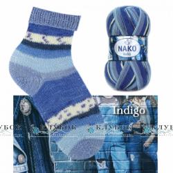 Пряжа для шкарпеток Nako «Boho / Бохо»  №82450