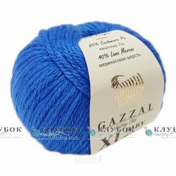 Пряжа напіввовна Gazzal "Baby Wool XL / Бебі Вул XL" Туреччина №830(ультрамарин)