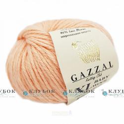 Пряжа напіввовна Gazzal "Baby Wool XL / Бебі Вул XL" Туреччина №834(персик)