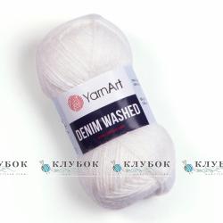 Денім Washed №900(білий)