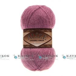 Пряжа Alize «Angora Gold simli / Ангора Голд симли» Турция №28(сухая роза )
