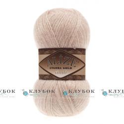 Пряжа Alize «Angora Gold simli / Ангора Голд симлі» Туреччина №404(шампань)
