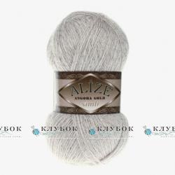 Пряжа Alize «Angora Gold simli / Ангора Голд симли» Турция №599(слоновая кость)