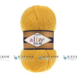 Пряжа Alize "Angora Real 40 / Ангора Реал 40" Туреччина №216(жовтий)