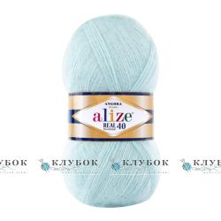 Пряжа Alize «Angora Real 40 / Ангора Реал 40» Турция №522(светлий тиффани)