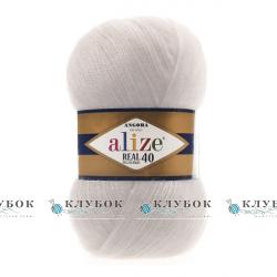Пряжа Alize «Angora Real 40 / Ангора Реал 40» Турция №599(жемчужина)