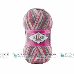 Носочная пряжа Alize «Superwash / Супервош» №7707