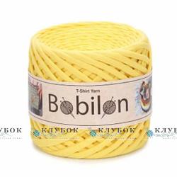 Трикотажна пряжа Bobilon Medium / Бобілон Медіум 7-9мм   (жовтий)