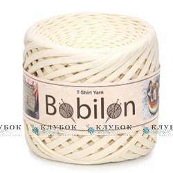 Трикотажна пряжа Bobilon Medium / Бобілон Медіум 7-9мм   (кремовий)
