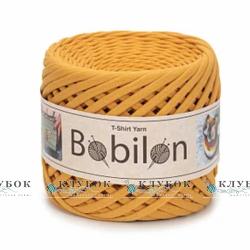 Трикотажная пряжа Bobilon Medium / Бобилон Медиум 7-9мм   (горчица)
