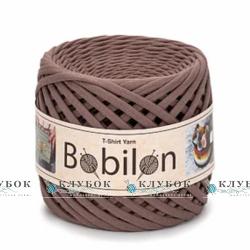 Трикотажна пряжа Bobilon Medium / Бобілон Медіум 7-9мм   (какао)