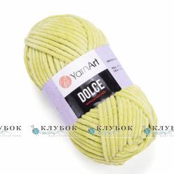 Плюшева пряжа YarnArt «Dolce / Дольче» №799(фісташка)
