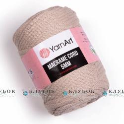 Пряжа YarnArt «MACRAME CORD / Макраме Корд 5мм» Турция №753(бежевый)
