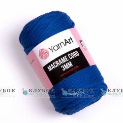 Трикотажная пряжа YarnArt _MACRAME CORD - Макраме Корд 3мм  №772(электрик)