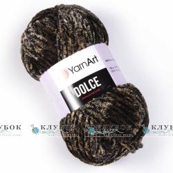 Плюшева пряжа YarnArt «Dolce / Дольче» №807(меланж)